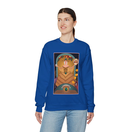 June & Pearl, Alexandrite (from the Gem Series) by Sofia Chiostri Heavy Blend™ Crewneck Sweatshirt