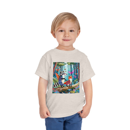 Whimsical Woodland Toddler Short Sleeve Tee