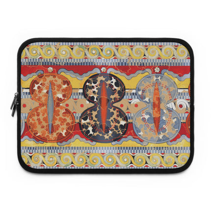 Reproduction of the Shield Frieze by Emile Gilliéron Laptop Sleeve