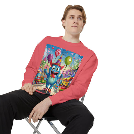 Monster Parade Madness Unisex Garment-Dyed Sweatshirt