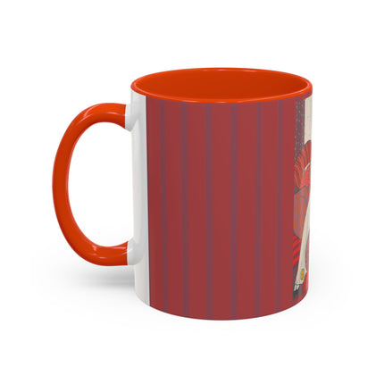 Les Coussins by Georges Lepape Colorful Mugs (11oz, 15oz)