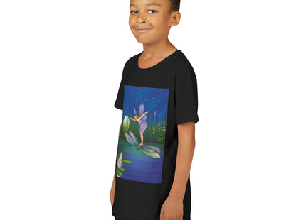 Fairy on a Dragonfly by Ida Rentoul Outhwaite Youth Short Sleeve Tee