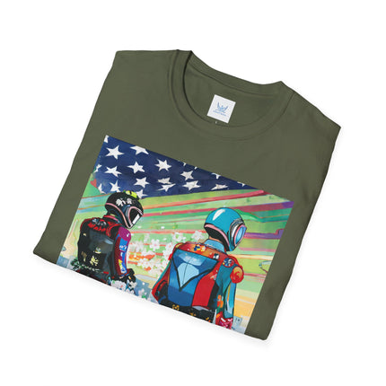 NSA Cyber Punk Computer Hacking Team Softstyle T-Shirt