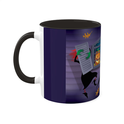 Whimsical Halloween Mischief Colorful Mugs, 11oz