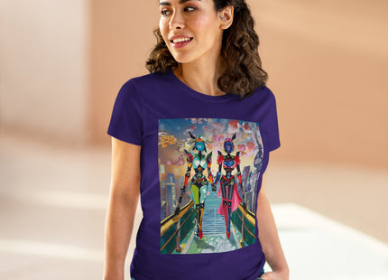 Cyber Punk Robot Models Cotton Tee