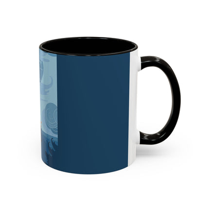 Siren of the Waves Colorful Mugs – Dramatic Sea Power & Bold Elegance