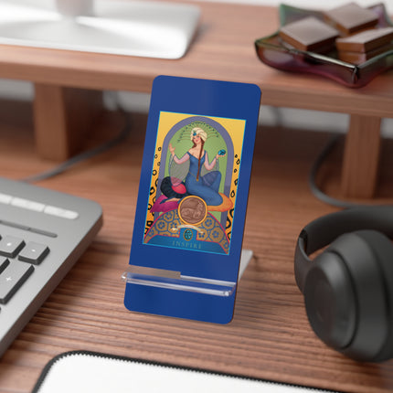 December & Tanzanite (from the Gem Series) by Sofia Chiostri Mobile Display Stand for Smartphones