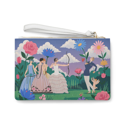 🏹🌸 Cupid’s Arrow Clutch Bag – Art Deco Garden Romance