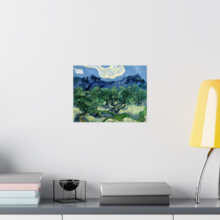 Olive Trees by Vincent Van Gogh Matte Horizontal Posters