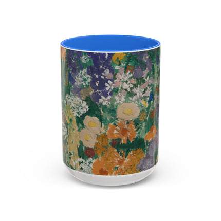 Flowers on the Mountain by August Babberger Colorful Mugs (11oz, 15oz)
