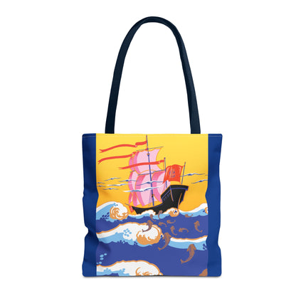 Golden Seas and Whimsical Dreams Tote Bag (AOP)