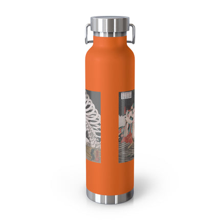 Mitsukuni Defying the Skeleton Spectre by Utagawa Kuniyoshi Copper Vacuum Insulated Bottle, 22oz