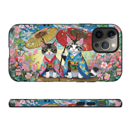 Kimono Kitties Phone Cases