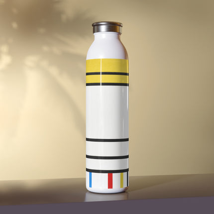 Place de la Concorde by Piet Mondrian Slim Water Bottle