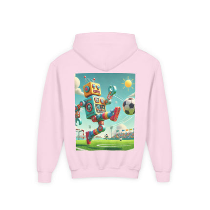 Kickoff Bot! Youth Hooded Sweatshirt – Game Day Energy & Action-Packed Fun