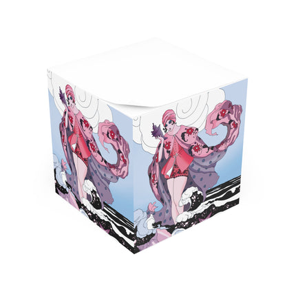 Goddess of the Swirling Sea Note Cube