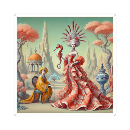 The Seahorse Court Kiss-Cut Stickers (4 Sizes)