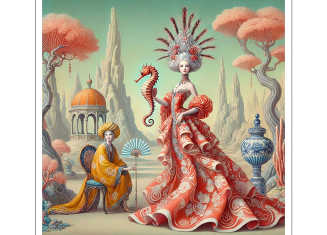 The Seahorse Court Kiss-Cut Stickers (4 Sizes)