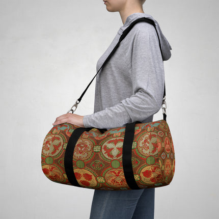 Japanese Fan Pattern II by G.A. Audsley Duffle Bag