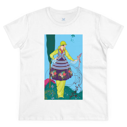Exquisite Elegance by Umberto Brunelleschi Women's Midweight Cotton Tee