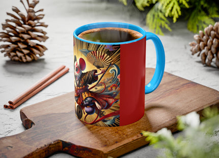 Theatrical Mouse on a Mission Colorful Mugs (11oz, 15oz)
