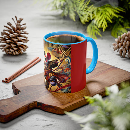 Theatrical Mouse on a Mission Colorful Mugs (11oz, 15oz)