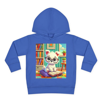 Little Scholar Pup Toddler Pullover Fleece Hoodie