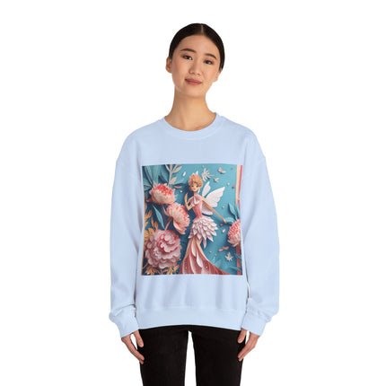 Peony Fairy Unisex Heavy Blend™ Crewneck Sweatshirt