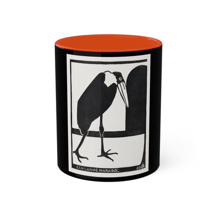 A Lame Marabou by Samuel Jessurun de Mesquita Colorful Mugs, 11oz