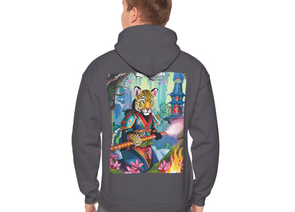 Cyberpunk Leopard – Heavy Blend™ Hooded Sweatshirt