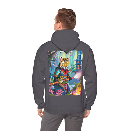 Cyberpunk Leopard – Heavy Blend™ Hooded Sweatshirt