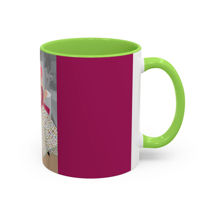 The Red Bird Colorful Mugs – Gentle Storybook Charm & Elegant Whimsy
