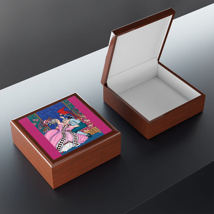 The Jealous Parrot by George Barbier Jewelry Box