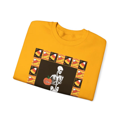 Candy Corn Skeleton Unisex Heavy Blend™ Crewneck Sweatshirt
