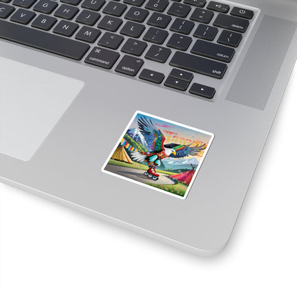 Eagle Skater Kiss-Cut Stickers (4 Sizes)