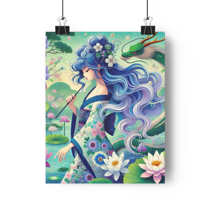 Fairy of the Koi Pond Giclée Art Print