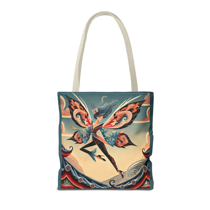 The Dragon Fairy of the Temple Tote Bag – Mythic Grace & Ancient Power