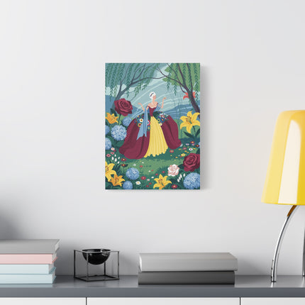 🌹🌿 The Willow Garden Promenade Placemat – Art Deco Floral Elegance