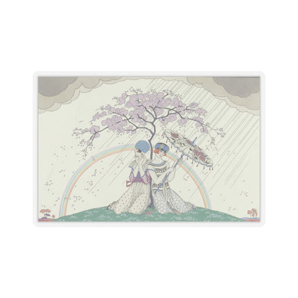 L’Arc-en-Ciel by George Barbier Kiss-Cut Stickers (4 Sizes)