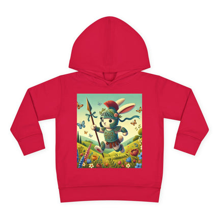 Rabbit Gladiator Toddler Pullover Fleece Hoodie