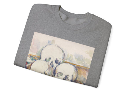 The Three Skulls by Paul Cézanne Unisex Heavy Blend™ Crewneck Sweatshirt