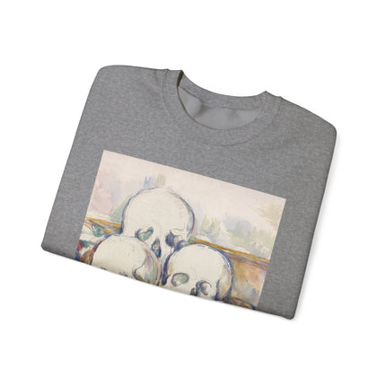 The Three Skulls by Paul Cézanne Unisex Heavy Blend™ Crewneck Sweatshirt