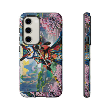 Cyberpunk Samurai Owl Phone Cases