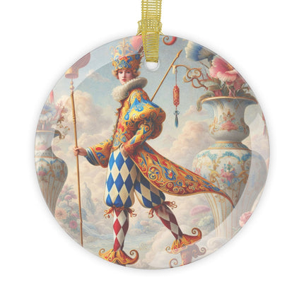 The Ornamental Jester Glass Ornament