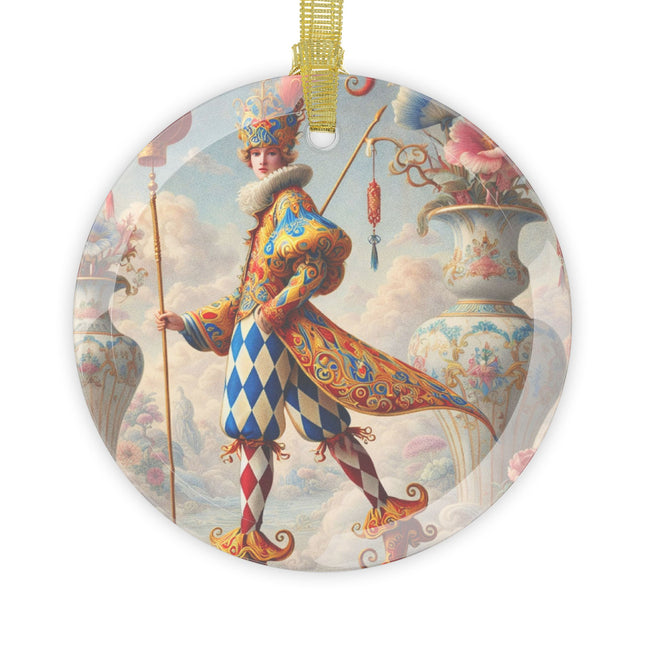 The Ornamental Jester Glass Ornament