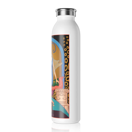 September & Sapphire (from the Gem Series) by Sofia Chiostri Slim Water Bottle