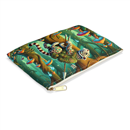 Silent Stripes Accessory Pouch – Stealthy Tiger & Misty Jungle