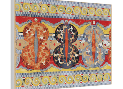 Reproduction of the Shield Frieze by Emile Gilliéron Matte Canvas, Stretched, 0.75"