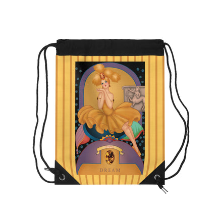 November & Topaz Zodiac Drawstring Bag