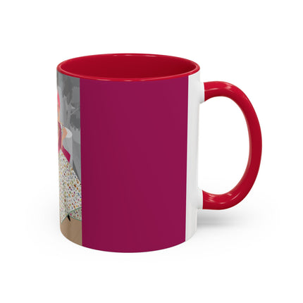 The Red Bird Colorful Mugs – Gentle Storybook Charm & Elegant Whimsy
